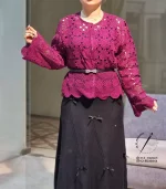 کت ماتیک بنفش - تصویر 2