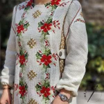 پیراهن گل انار