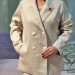 کت ژاکارد توپی