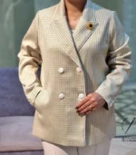 کت ژاکارد توپی